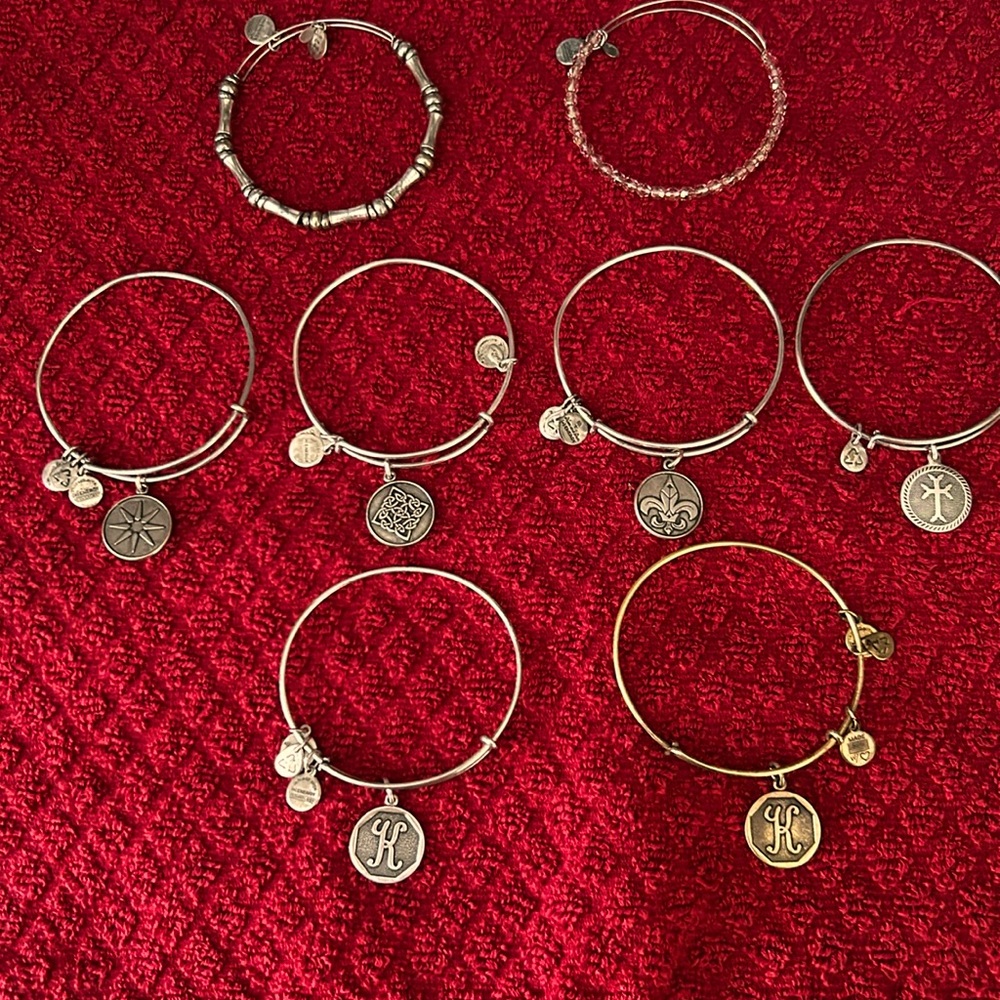 Alex & Ani bracelet bundle of 8